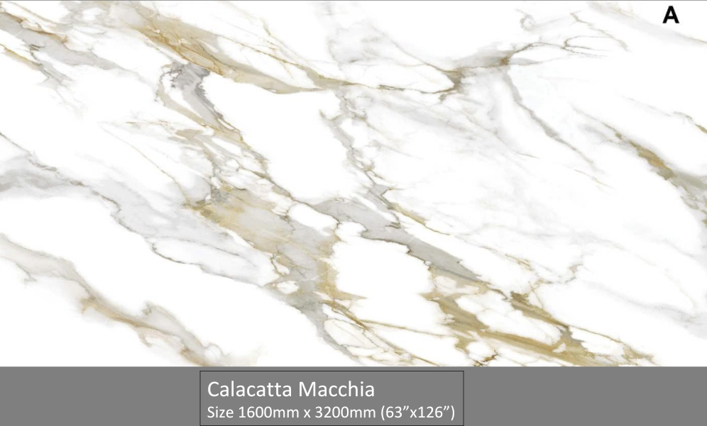 Đá Printed Quartz Calacatta Macchia